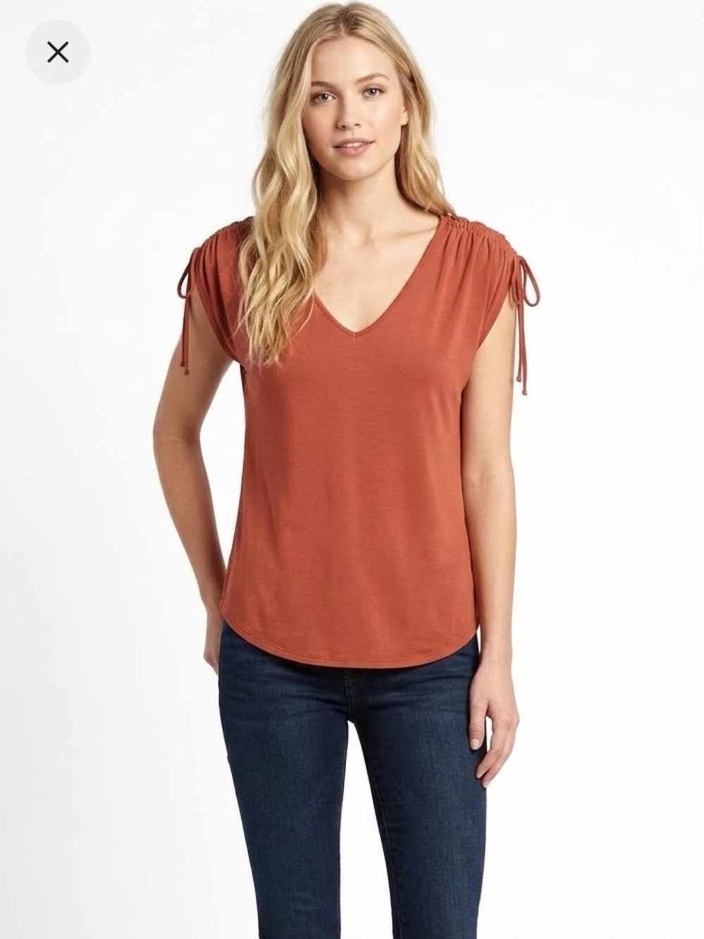 Green envelope rust color top size small